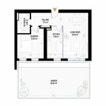 2 Room Apartment Type 3 - B2 - Drumul Taberei Residence - Apartments for Sale in Bucharest - Total Usable Area - 56.73 sqm