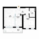 Apartament cu 2 Camere Tip 6 - B2 - Drumul Taberei Residence - Apartamente de vanzare Bucuresti - Suprafata utila totala - 62.25 mp